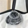 Pingente de chaveiro de carro de alta qualidade feminino Coreia do Sul criativo fofo celebridade da internet ins boneca de pelúcia coelho pingente de mochila escolar