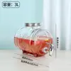 Garrafa de Vidro Espessa para Vinho Espumante Barril de Bebida Cola com Torneira Barril de Vinho Selado Garrafa de Vinho Espumante Garrafa de Enzima Garrafa de Vidro para Vinho Medicinal