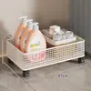 Estante de Baño Balcón Lavadora De Pie Estante de Almacenamiento para Detergente de Lavandería Baño Inodoro Carrito Pequeño Móvil Especial