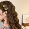 Pinza para el Cabello de Flor en Color de Contraste para Mujer 2026 Nuevo Estilo Pinza Lateral Exquisita de Gama Alta para Flequillo y Accesorios para el Cabello
