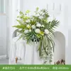 Arreglo Floral de EscritorioFlores Artificiales Flores Falsas Decoración de Boda Lugar de Boda Hotel Mesa Larga Mesa de Comedor Redonda Arreglo Floral