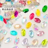 3*5mm Forma de Diamante de Vidro com Fundo Plano Especial para Joias de Nail Art Xiaohongshu Acessórios de Diamante para Nail Art Modelo Quente de Celebridade da Internet Atacado