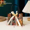Bolsa de Papel para Empaque de Tienda de Ropa Estilo Retro Lápiz Labial Perfume Cosméticos Bolso de Mano Bolsa para Regalo Bolsa de Regalo Es