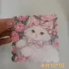 10x tarjeta cuadrada de 10 cm con reverso de tarjeta material diy accesorios embalaje exhibición en vivo cartón tarjeta papel para reverso de tarjeta