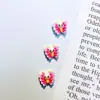 Nuevos Accesorios de Arte para Uñas de Mariposa Colorida de Dibujos Animados, Lindas Decoraciones de Uñas de Animales de Primavera con Puntos, Accesorios de Resina