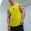 Colete sem Manga Masculino Secagem Rápida Esportivo Solto Malha Camiseta Marca Tendência Ins Roupas Fitness Tamanho Grande Roupas de Treino de Basquete