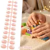 Decoraciones de Uñas Artísticas Portátiles de Color Sólido y Tallas Variadas para Niños Transfronterizas, Decoraciones de Uñas Postizas, Regalos de Vacaciones para Niños