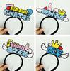 Zhou Shen deve ajudar a bota concerto estrela em torno de Glow Stick torcendo adereços personalizados Cartão luzes Headwear luminoso