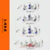 Portalápices de cerámica Jingdezhen Shanzi portalápices cerámica azul y blanca herramientas pintura arte enseñanza porcelana Portalápices