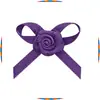 Rosa de 4 Colores 1 Punto Mariposa Fénix 8D04Ab Flor Yao Ming Decoración Cinturón de Poliéster para Hacer Ropa Hecha a Mano Flores Pequeñas