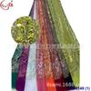 Tecido de Malha Bordada Laminada com Contas Tubulares Pesadas Vestido Transparente Vestido Feminino Vestido de Casamento Vestido para Performance de Palco Renda Total