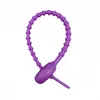 Color Corbata Adhesiva Suave Cola de Renacuajo Llavero DIY Bolsas de Joyería Colgante de Caja Ciega Correa Correa de Datos Correa