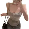 Camisola de Talla Grande Estilo Chica Picante Puro Deseo Dobladillo Curvo para Mujer Verano 2026 Nueva Versión Coreana Top Básico Versátil