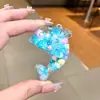 Nuevo llavero de muñeca de delfín con arena movediza relleno de aceite, colgante para mochila, decoración para bolso de pareja, regalo pequeño para venta al por mayor