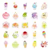 Nuevas Pegatinas de Verano Creativas y Frescas de 56 Piezas para Cruce de Fronteras para Botellas de Agua, Maletas, Tabletas, Patinetas, Pegatinas Decorativas Impermeables