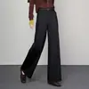 Traje de Mujer Pantalones de Pierna Ancha, Nuevo Estilo Otoño 2026, Pantalones Casuales de Cintura Alta para Mujer, Corte Holgado, Versátil, Drapeado, Pantalones Rectos Ajustados