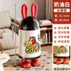 Cubo de Basura para Hacerse Rico al Instante, Estilo Chino Moderno, Gran Capacidad, con Tapa, a Prueba de Olores, para Uso Doméstico en Sala de Estar y Dormitorio, Contenedor de Almacenamiento de Alta Estética
