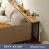 Mesita de noche estrecha, Mesa larga para espacios estrechos, Mesita de noche para el pie de la cama montada en la pared, Estante de almacenamiento para el respaldo del sofá, Armario para el respaldo, Armario de almacenamiento para huecos