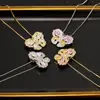 Foxi comercio exterior joyería aretes pequeños estilo mariposa colgante traje circonita joyería ins no alérgico estilo de moda