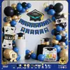 Conjunto de Balões Temático da Temporada de Formatura Decoração de Festa de Cerimônia de Formatura Conjunto de Balões de Folha de Alumínio Estrela de Cinco Pontas