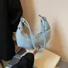 Bolso Amarillo de Axila Nuevo 2026 para Mujer, Bolso de Hombro de Cuero Suave de Alta Gama, Bolso Versátil de Moda Tipo Bollo, Bolso de Moda Estilo Coreano