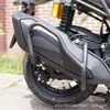 Qianjiang Hong 250Adv Defensa Portaequipaje Trasero Barra de Escape Protector de Acero al Carbono Qj Hong 250Adv Anticolisión Reforzado Anticolisión