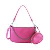 Bolsa de Maternidad Bolsa Redonda 2023 Nueva Bolso Cruzado para Mujer Moda Casual Bolso de Axila Textura Elegante Bolso de Hombro Portátil