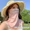 Máscara Facial Protetora do Sol de Verão Rosto Inteiro 2026 Novo Estilo Proteção do Pescoço Alça de Orelha Proteção Solar para Dirigir Protetor de Pescoço Viseira Solar para Patinete Elétrico Véu Facial Feminino