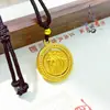 Tienda de Oro Mismo Estilo Oro Antiguo Incrustado con Diamantes Colgante de Herradura Giratoria para Mujer, Colgante de Caballo del Zodiaco Girador de Fortuna Año de Nacimiento