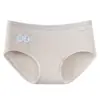 Bragas de Algodón Puro para Mujer Tallas Grandes 10A Algodón Puro Antibacteriano Entrepierna Extendida Hilo de Color Algodón para Bebé Bragas Jacquard Transpirables que se Ajustan a la Cadera