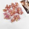 Flor de Hortensia con Borde Quemado Simulado Materiales DIY Hechos a Mano Accesorios para Tocados Caja de Materiales Florales Hortensia Simulada para Cabeza