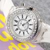 Relógio Personalizado Luminoso Popular Transfronteiriço com Strass Moda Coreana Geneva Casal Estudante Masculino e Feminino Relógio a Quartzo