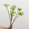 Ramo de flores artificiales de terciopelo fresco con forma de estrella de Belén, serie natural, con flores suaves, para bodas.