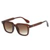 Nuevas gafas de sol 6198 de caja, moda europea y americana, gafas de sol retro de tendencia, gafas de sol adelgazantes para cara grande, ventas directas de fábrica