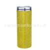 Vaso recto frío de acero inoxidable con aislamiento Diamond de 20 oz, taza de café con pajita, vaso para coche