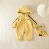 Novas roupas de outono para bebês, macacão estilo ocidental para bebês, mochila pequena fofa, roupas de escalada, roupa de primavera e outono, moda