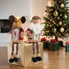 Papá Noel Transfronterizo Muñeco de Nieve Reno Muñeco de Navidad Adorno de Muñeco de Navidad Pequeño Regalo de Navidad Mayoreo