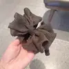 Presilha de banana com laço de bolinhas estilo coreano para mulheres, presilha de cabelo de alta qualidade, presilha vertical, presilha torcida, novo acessório de cabelo de presilha de garra 2026