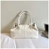 Shuai Mi Home Bolso Casual de Gran Capacidad con Patrón Tejido Retro Estilo Coreano Simple Moda Color Sólido para Hombro y Axila Nuevo 2026