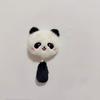 Pegatina para refrigerador de muñeco de panda, lindo muñeco de peluche de dibujos animados, regalo de recuerdo turístico de Chengdu, pegatina magnética de panda rojo