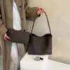 Bolso de Hombro para Mujer de Alta Gama, Tejido, Gran Capacidad, Ligero, para Salidas Diarias, Viajes, Perezoso, Sencillo