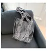 Bolsa de Mão de Plástico Personalizada Moda Aula de Treinamento Alunos Sacola de Armazenamento Publicitária Sacola de Compras Impermeável Armazenamento de Cosméticos