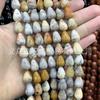 Gotas de água de pedra natural contas soltas Ágata de cristal furo reto gotículas de água lisa diy hairpin acessórios para cabelo produtos semi-acabados atacado