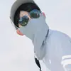 Mascarilla facial de protección solar de verano para hombres y mujeres, protector de cuello para ciclismo al aire libre, velo deportivo multifuncional para parejas, seda de hielo transpirable