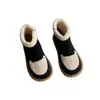 Botas de Neve Antiderrapantes Femininas Superfície de Pelúcia Birkenstock Botas Curtas 2026 Novo Estilo Fundo Plano Algodão Espessado com Veludo Interior Sapatos de Inverno Quentes