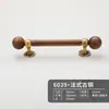 Alça de latão Novo estilo antigo chinês porta de armário guarda-roupa sapateira móveis estilo minimalista francês nogueira alça longa