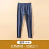 Calzoncillos térmicos talla grande para hombre pantalones cálidos talla extra más terciopelo cintura alta pantalones de lana invierno forro polar pantalones interiores