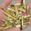 Guangzhou clip cuadrado grueso Clip de pico de pato dorado no tira del pelo no es fácil de decolorar Coreano DIY accesorios para el cabello al por mayor
