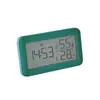 Despertador Simples de Temperatura e Umidade com Display de Tela Grande Lcd Relógio de Cabeceira Design de Relógio Mais Vendido Transfronteiriço Uso Duplo Pendurado e de Mesa