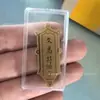 ¡Princesa de Oro Puro 999, por favor hazte rica! Pegatina de teléfono dorada: "El dinero importa, hazte rico rápido." Viene con lámina dorada adhesiva y tarjeta dorada, perfecta para regalar